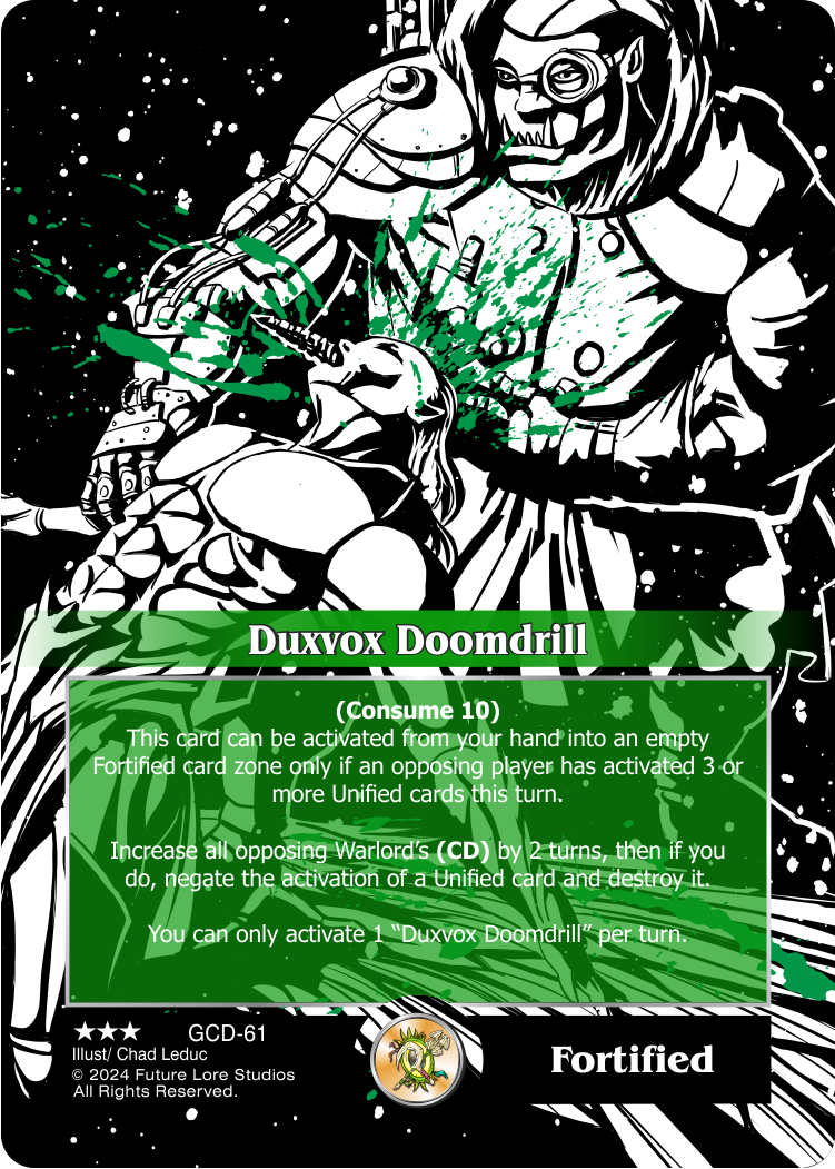 Duxvox Doomdrill (Rare) GCD-61