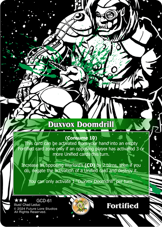 Duxvox Doomdrill (Rare) GCD-61