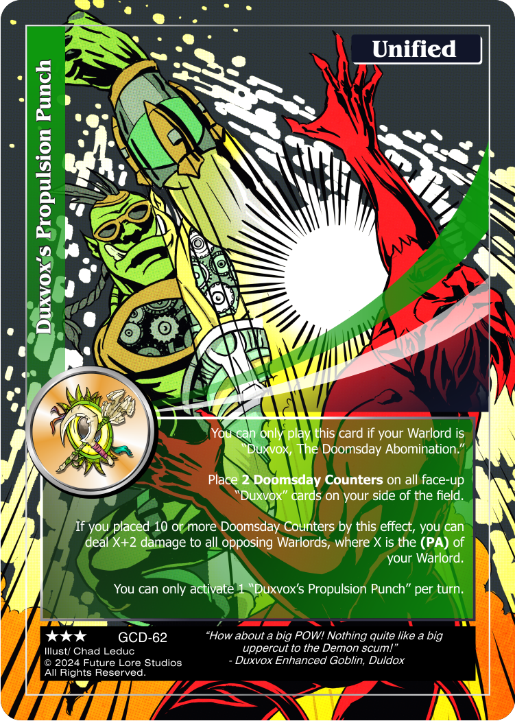 Duxvox's Propulsion Punch (Rare) GCD-62