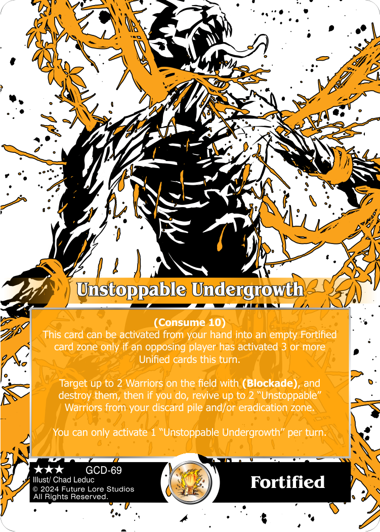 Unstoppable Undergrowth (Rare) GCD-69