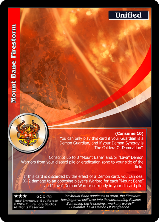 Mount Bane Firestorm (Rare) GCD-75