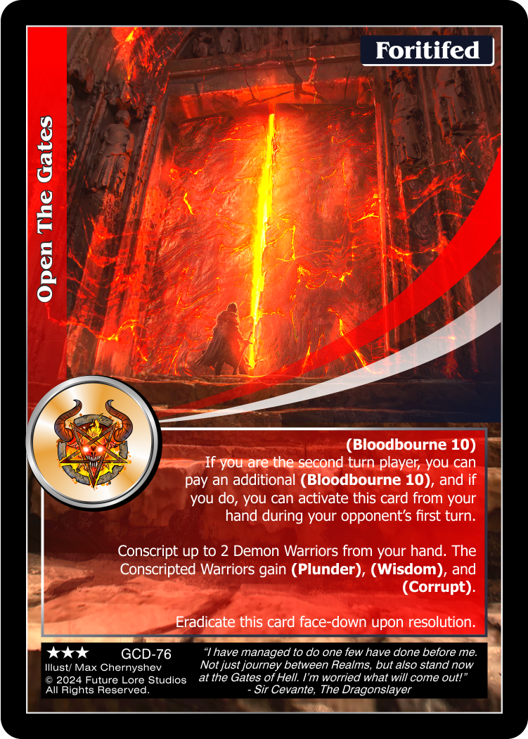 Open The Gates (Rare) GCD-76