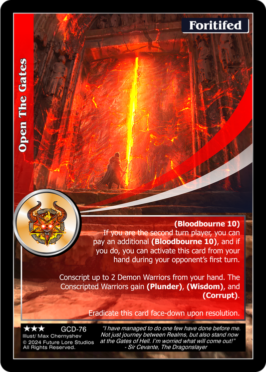 Open The Gates (Rare) GCD-76