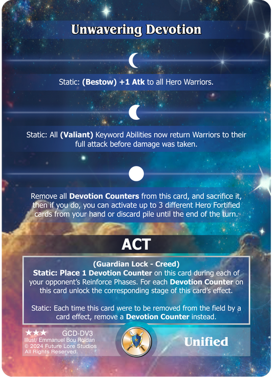 Unwavering Devotion (Rare) GCD-DV3