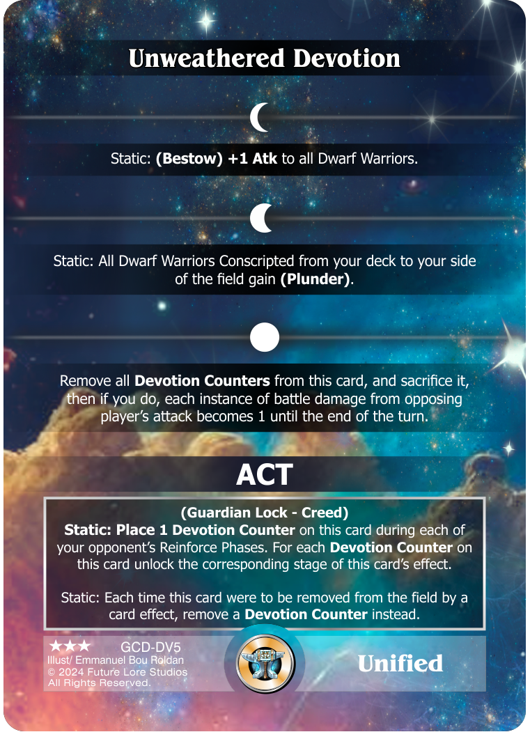 Unweathered Devotion (Rare) GCD-DV5