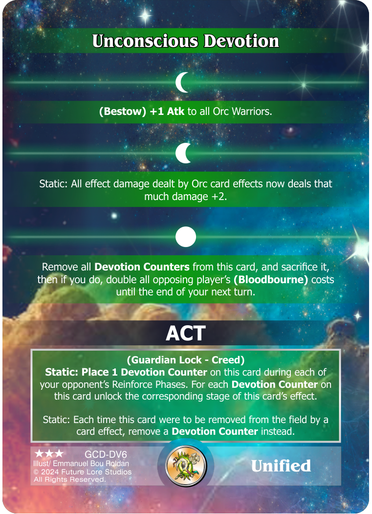 Unconcious Devotion (Rare) GCD-DV6