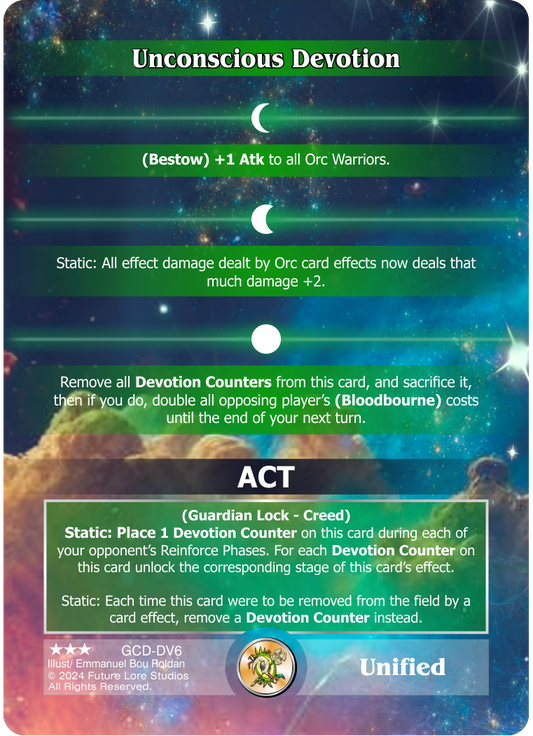 Unconcious Devotion (Rare) GCD-DV6