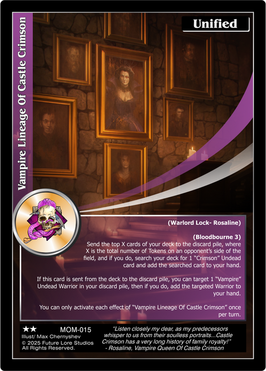 Vampire Lineage Of Castle Crimson (Uncommon) MOM-015
