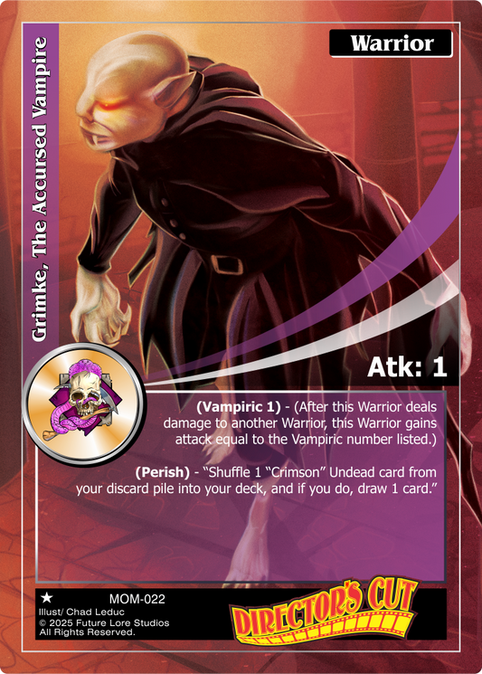 Grimke, The Accursed Vampire (Common) MOM-022