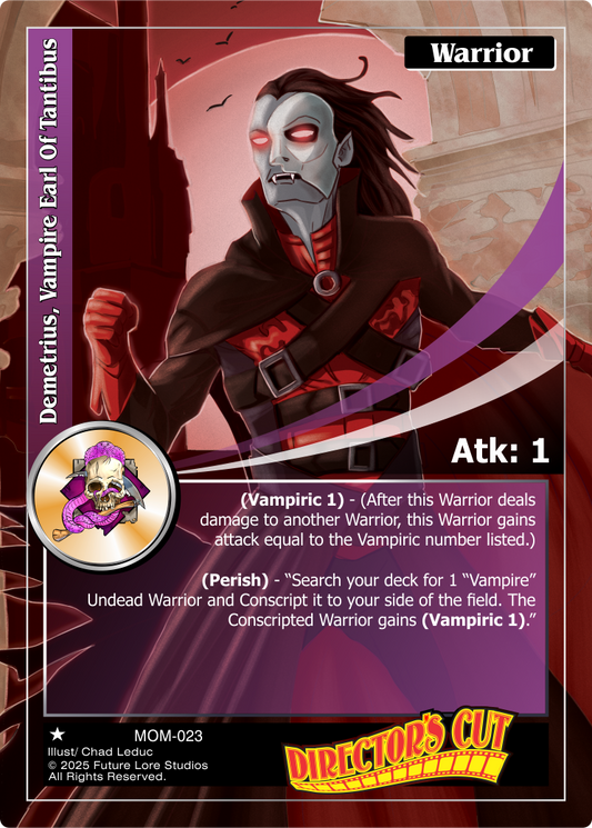 Demetrius, Vampire Early Of Tantibus (Common) MOM-023