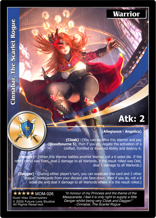 Cinnabar, The Scarlet Rogue (Exalted) MOM-026