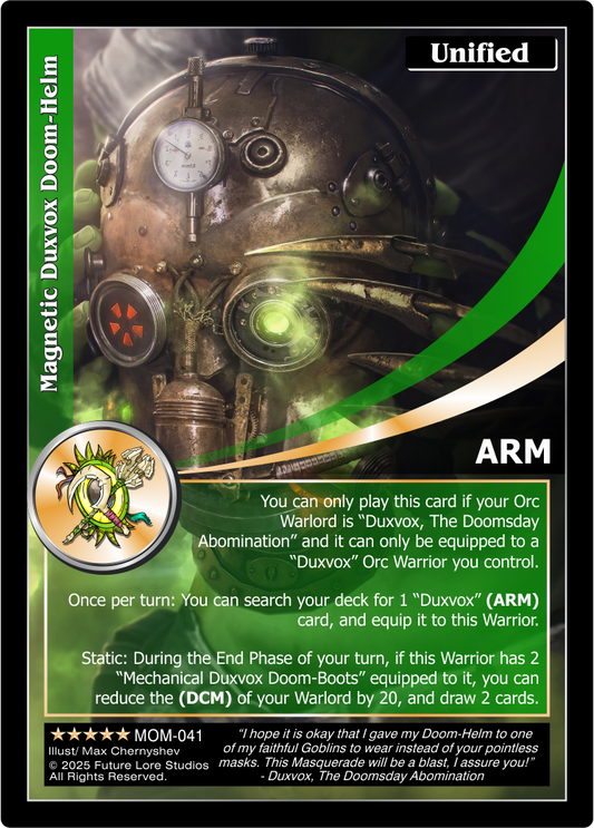 Magnetic Duxvox Doom-Helm (Exalted) MOM-041