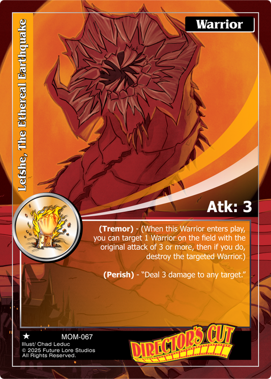 Lefshe, The Eternal Earthquake (Common) MOM-067