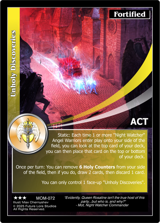 Unholy Discoveries (Rare) MOM-072