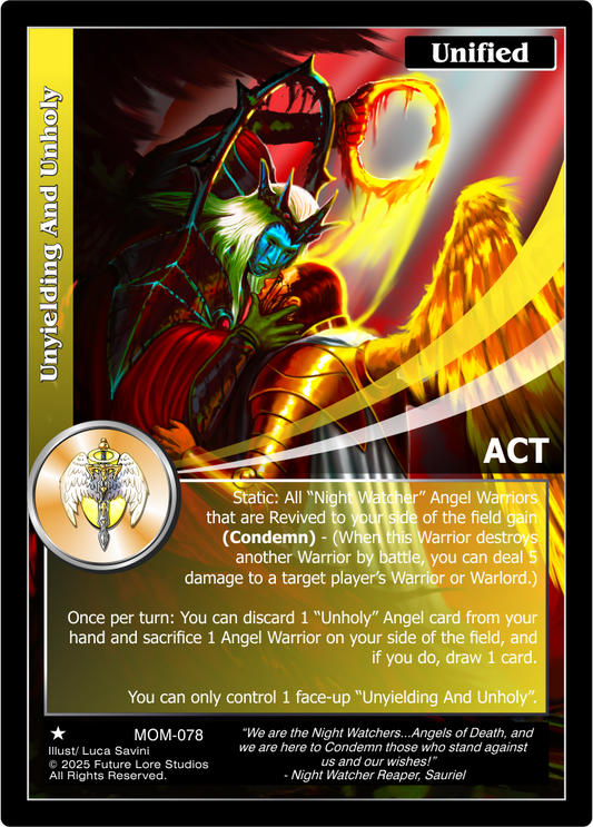 Unyielding And Unholy (Common) MOM-078