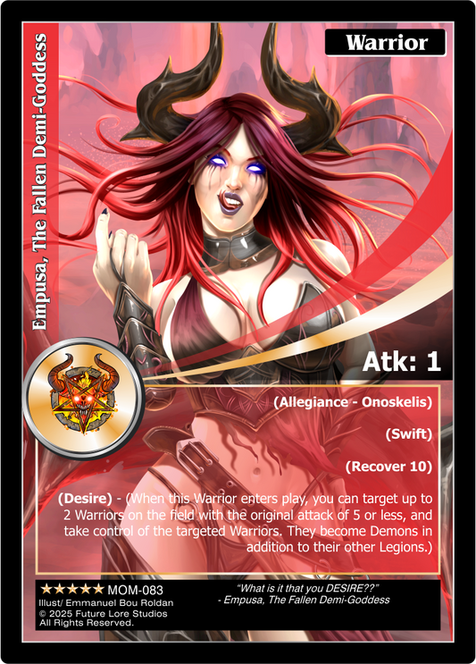 Empusa, The Fallen Demi-Goddess (Exalted) MOM-083