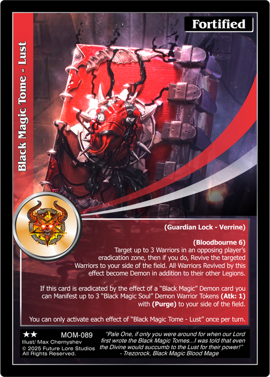 Black Magic Tome - Lust (Uncommon) MOM-089