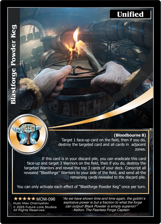 Blastforge Powder Keg (Exalted) MOM-096