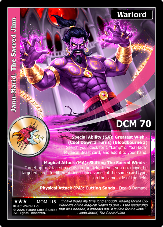 Jann-Marid, The Sacred Jinn (Rare) MOM-115