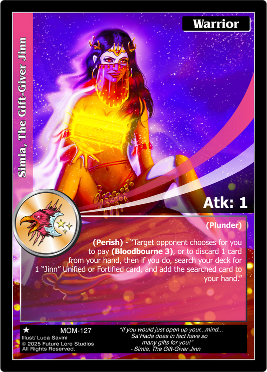 Simia, The Gift-Giver Jinn (Common) MOM-127