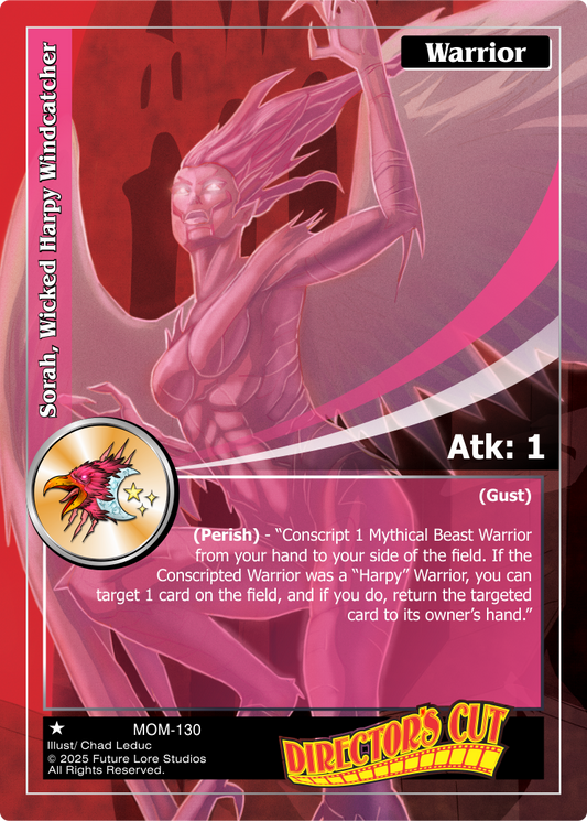 Sorah, Wicked Harpy Windcatcher (Common) MOM-130