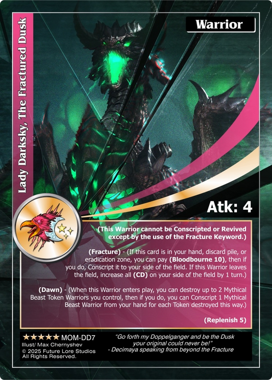 Lady Darksky, The Fractured Dusk (Exalted) MOM-DD7