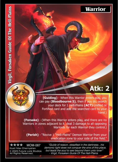 Virgil, Forsaken Guide Of The Hell-Plains (Renown) MOM-087