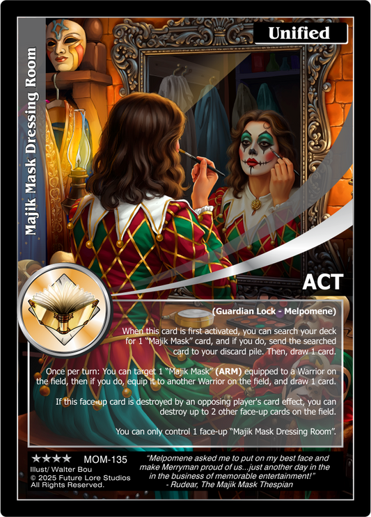 Majik Mask Dressing Room (Renown) MOM-135