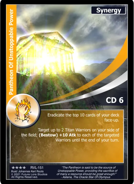 Pantheon Of Unstoppable Power (Renown) RVL-151