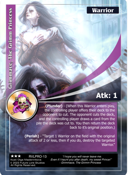 Grimmace, The Grimm Princess (Rare) RVLPRO-13