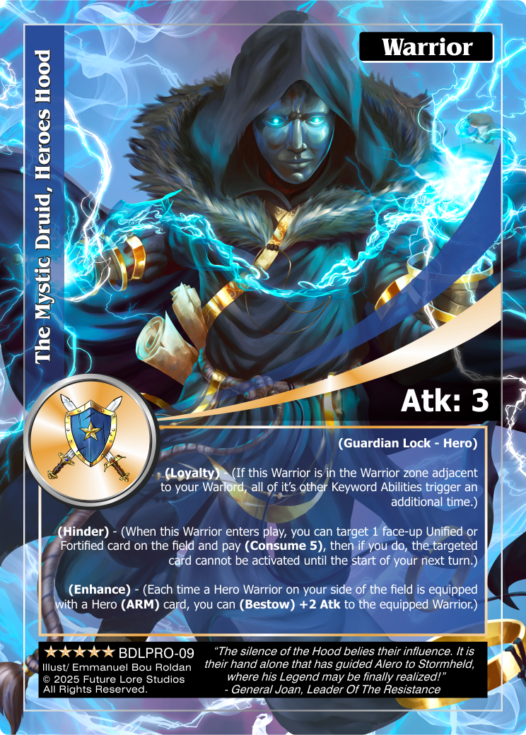 The Mystic Druid, Heroes Hood BDLPRO-09