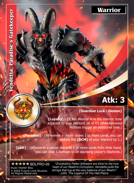 Vendetta Paradises Gatekeeper (Rare) BDLPRO-05