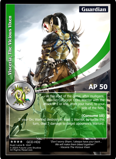 Visceria, The Vicious Vixen (Renown) LGYP1-12
