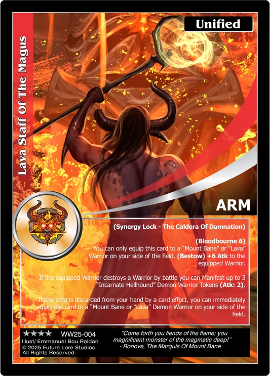 Lava Staff Of The Magus (Renown) WW25-004