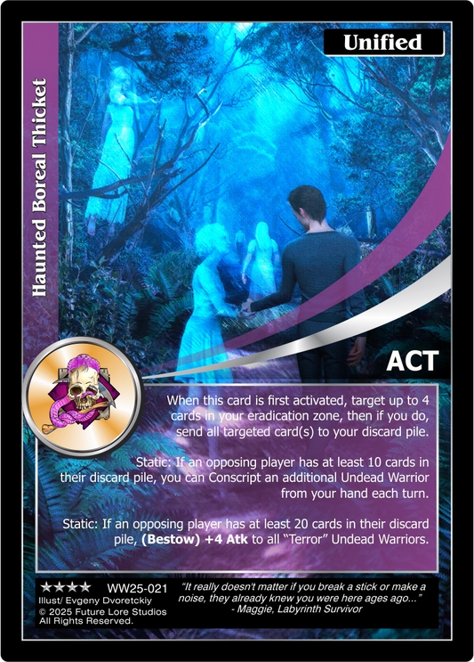 Haunted Boreal Thicket (Renown) WW25-021
