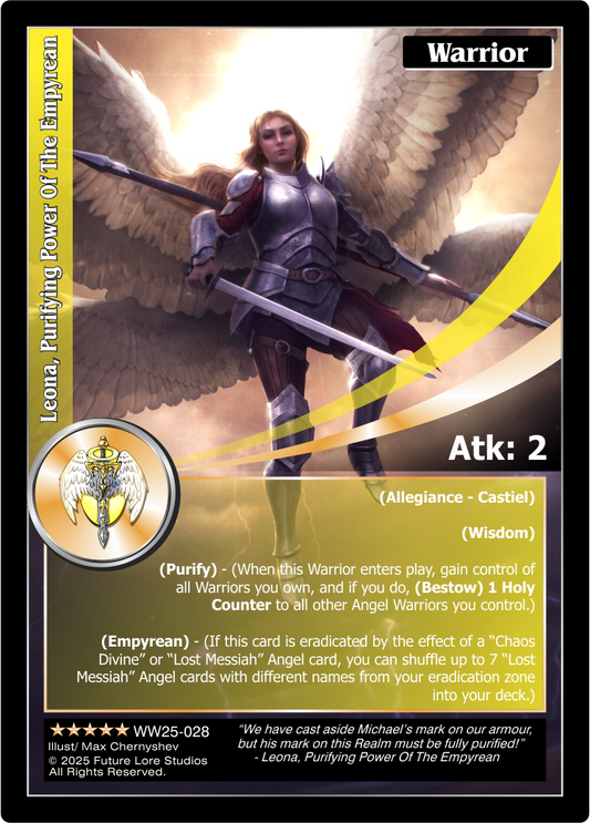 Leona, Purifying Power Of The Empyrean (Exalted) WW25-028