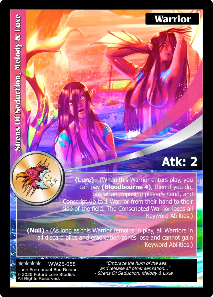 Sirens Of Seduction, Melody & Luxe (Renown) WW25-058