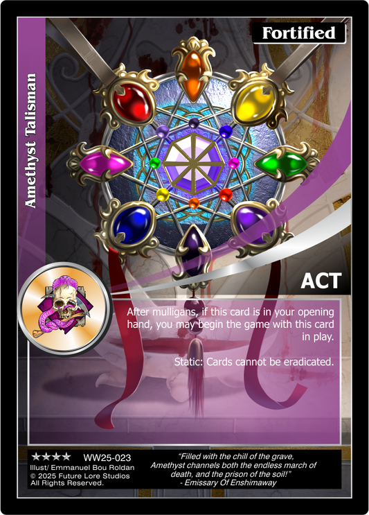 Amethyst Talisman (Renown) WW25-023