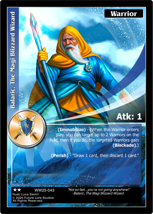 Balaric, The Magi Blizzard Wizard (Uncommon) WW25-043