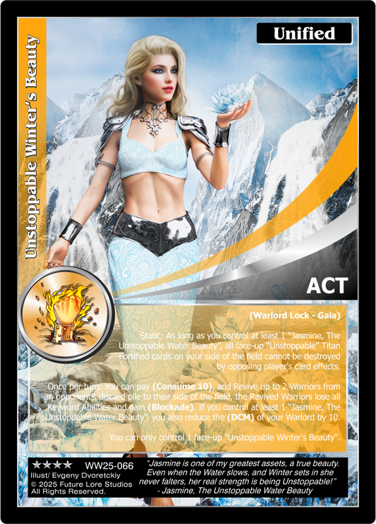 Unstoppable Winter's Beauty (Renown) WW25-066