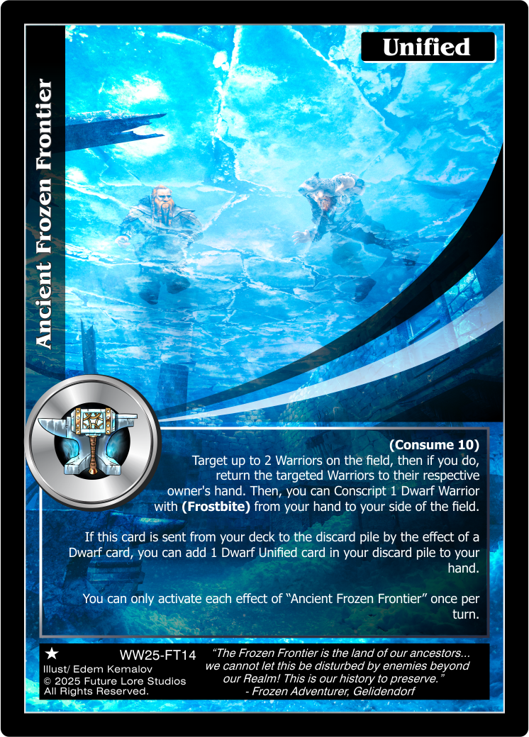 Ancient frozen frontier (Common) WW25-FT14