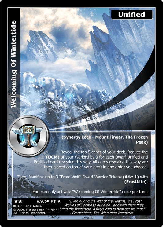 Welcoming of Wintertide (Uncommon) WW25-FT15
