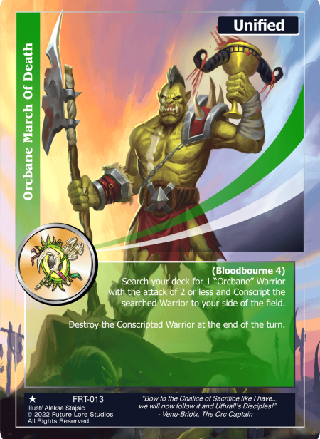 Orcbane March Of Death (Common) FRT-013