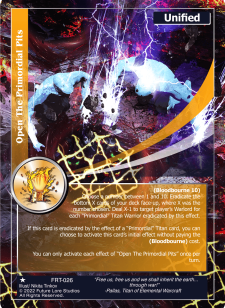 Open The Primordial Pits (Common) FRT-026