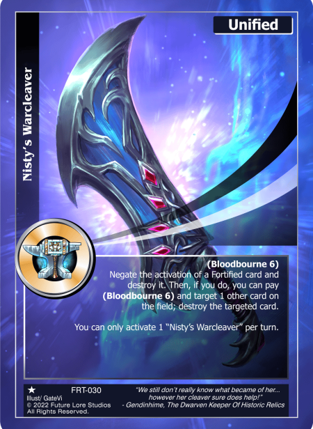 Nisty's Warcleaver (Common) FRT-030