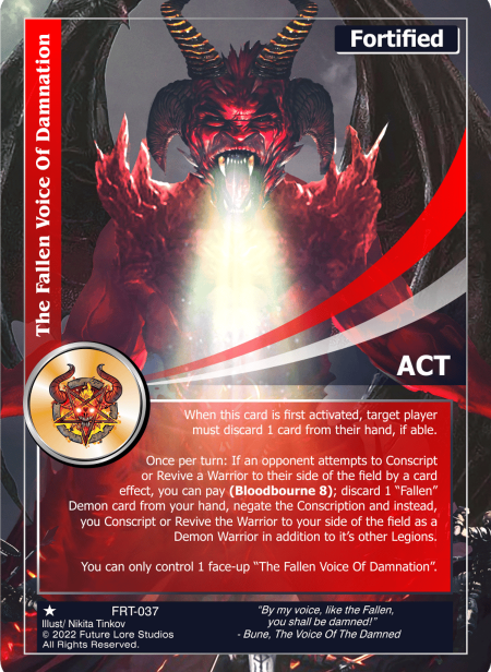 The Fallen Voice Of Damnation (Common) FRT-037