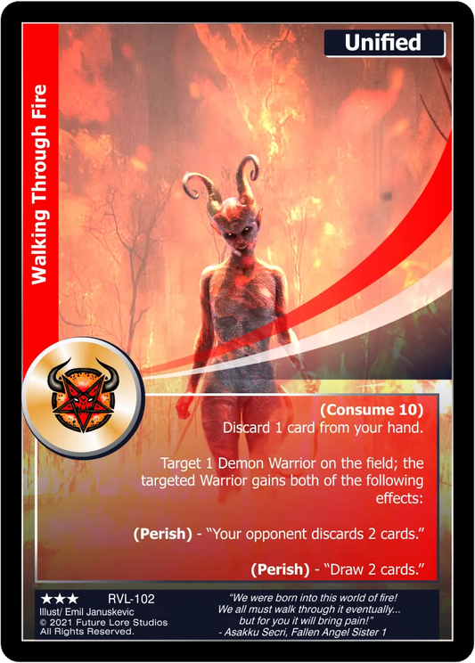 Walking Through Fire (Rare) RVL-102