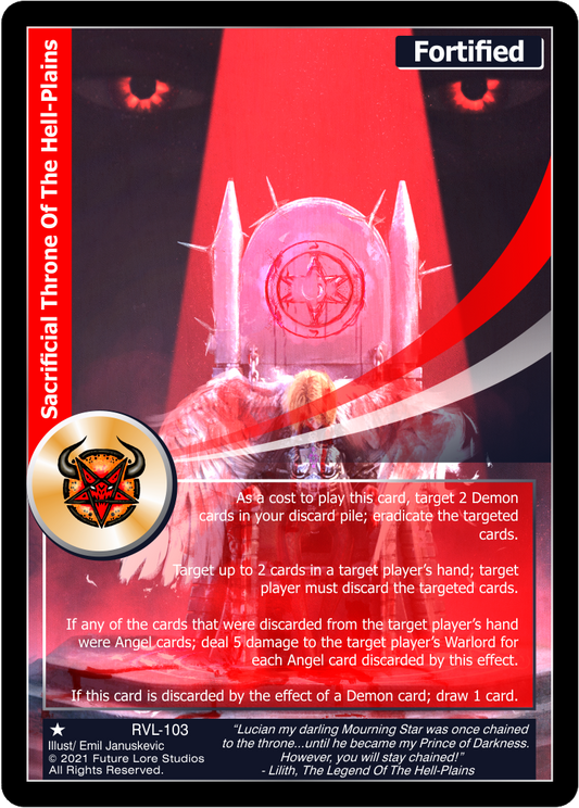 Sacrificial Throne Of The Hell-Plains (Common) RVL-103
