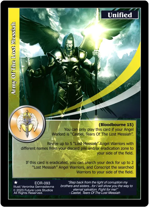 Army Of The Lost Messiah (Common) EOR-093