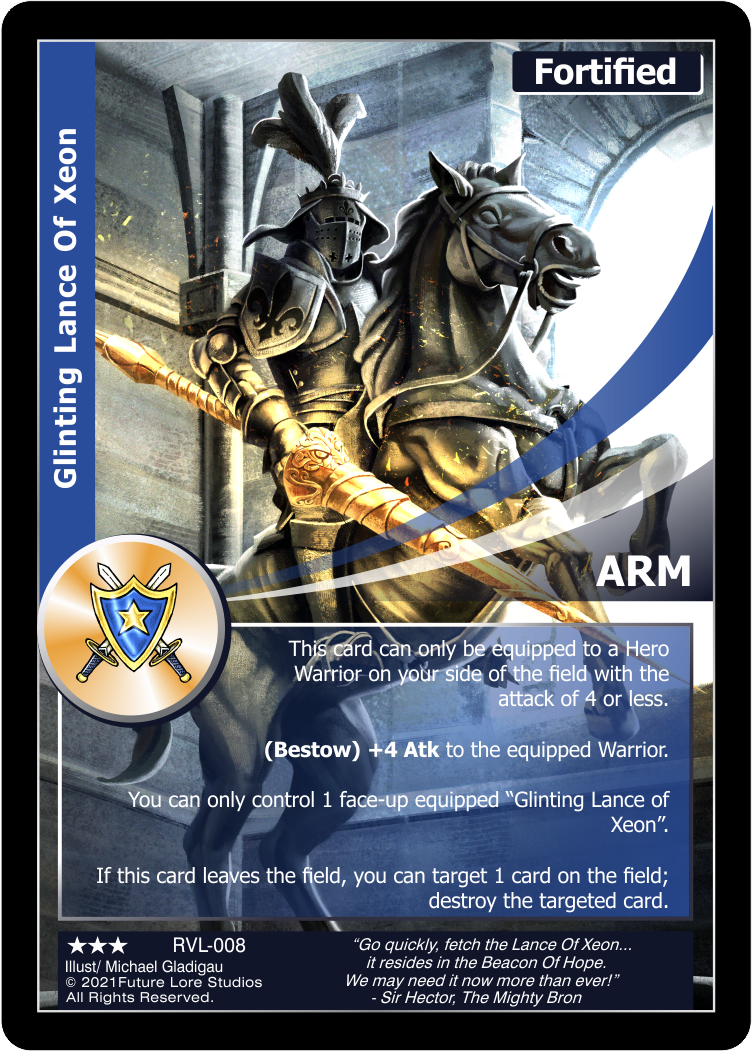 Glinting Lance Of Xeon (Rare) RVL-008